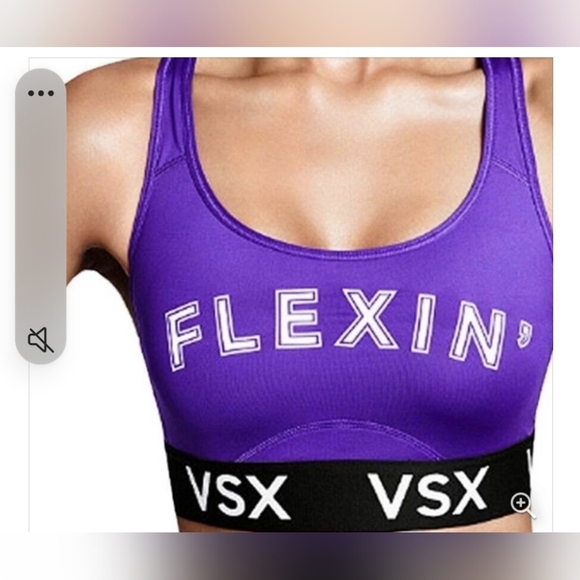 Victoria's Secret Sport Bra Flexing M Purple - Picture 6 of 6